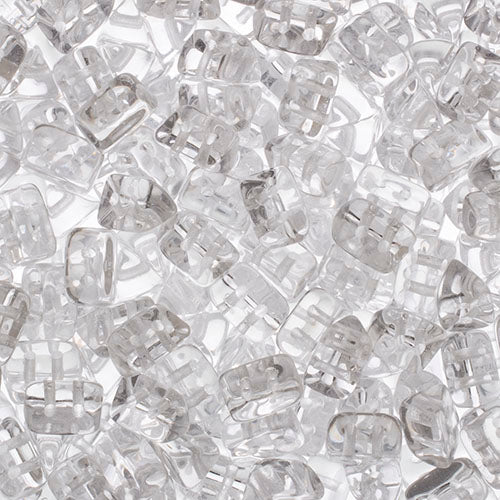 Czech Trios 6x4mm Approx 6g/35pcs Transparent Shades