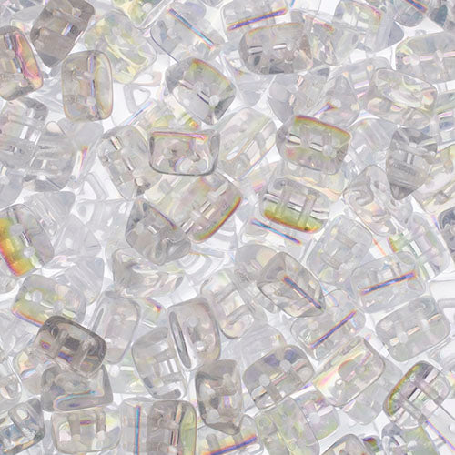 Czech Trios 6x4mm Approx 6g/35pcs Transparent Shades