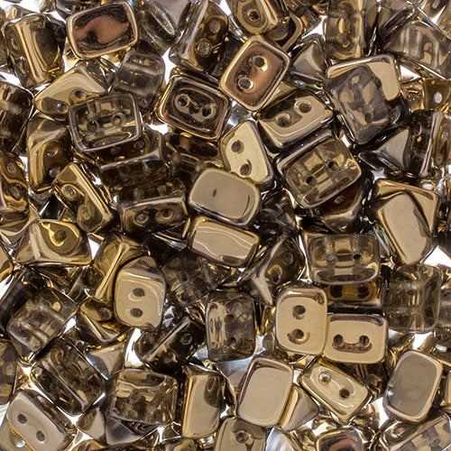 Czech Trios 6x4mm Approx 6g/35pcs Transparent Shades