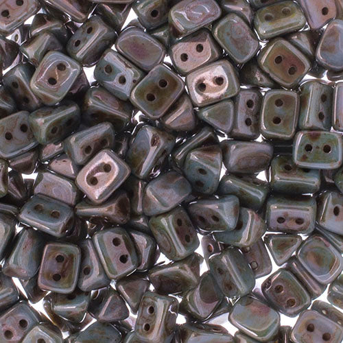 Czech Trios 6x4mm Approx 6g/35pcs Opaque Shades