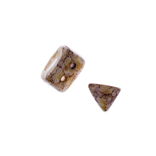 Czech Trios 6x4mm Approx 6g/35pcs Opaque Shades