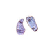Czech Bead Zoli Duo Left 2-Hole 5x8mm Crystal/ Luster Shades