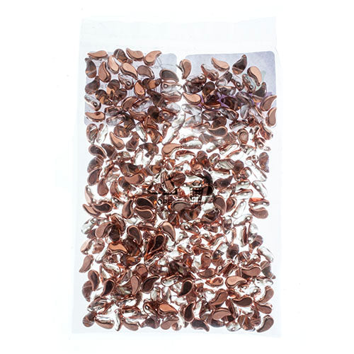 Czech Bead Zoli Duo Right 2-Hole 5x8mm Crystal Shades