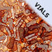 Czech Glass Bead Link 3x10mm Vials - Crystal Shades
