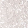 Czech Glass Bead Link 3x10mm Chalk White Shades