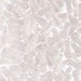 Czech Glass Bead Link 3x10mm Chalk White Shades