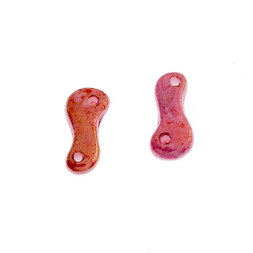 Czech Glass Bead Link 3x10mm Vials - Chalk White Shades