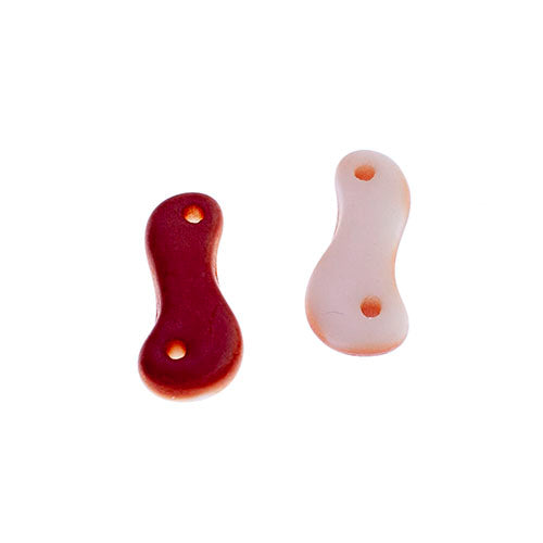 Czech Glass Bead Link 3x10mm Vials - Chalk White Shades