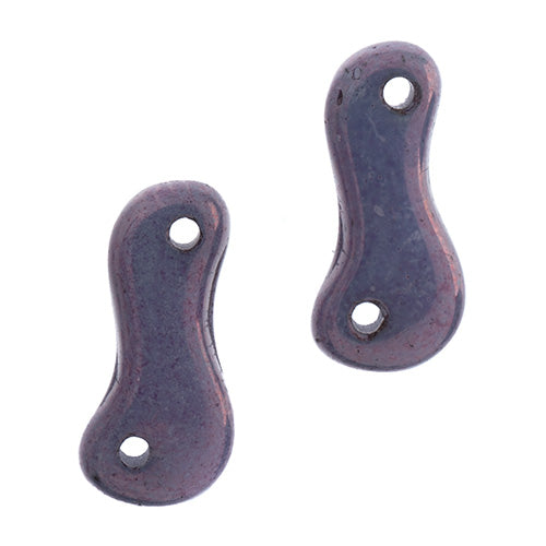 Czech Glass Bead Link 3x10mm Vials - Chalk White Shades