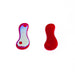 Czech Glass Bead Link 3x10mm Vials - Opaque Red Shades