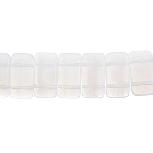 Czech Glass Bead Carrier 9x17mm Transparent Shades