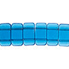 Czech Glass Bead Carrier 9x17mm Transparent Shades