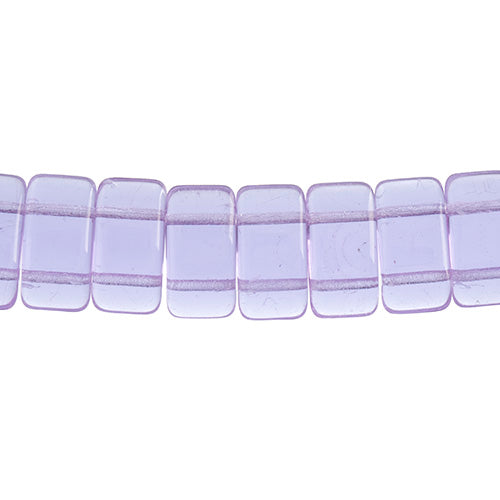 Czech Glass Bead Carrier 9x17mm Transparent Shades