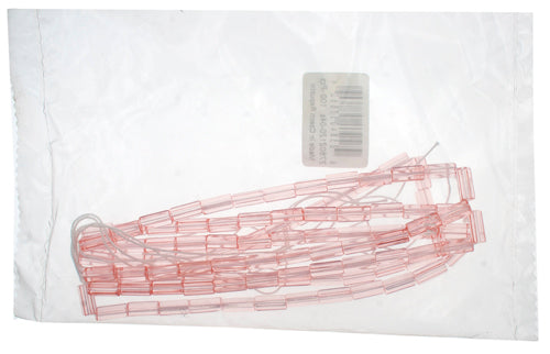 Glass Atlas Beads 10x5mm Rosaline - Strung