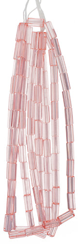 Glass Atlas Beads 10x5mm Rosaline - Strung