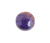 Glass Bead Cracked Round 14mm Crystal Brown Two Tone