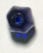 Glass Beads 12x8mm Faceted Oval Cobalt Blue