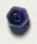 Glass Beads 9x6mm Faceted Oval Cobalt Blue