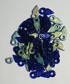 Glass Bead 19x9mm Dagger Loose