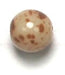 Glass Bead 7mm Marble Beige Strung (75 Beads/8 Strings)