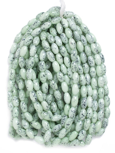 Glass Bead 12x7mm Oval 