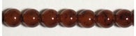 Glass Bead 7mm Marble Brown Strung (X1) 600pcs