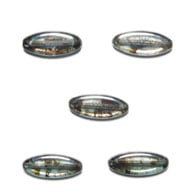 Glass Beads 16x6mm Oval Strung