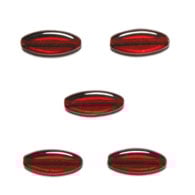 Glass Beads 16x6mm Oval Strung