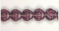 Glass Beads 9mm Flower Strung