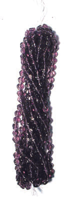 Glass Beads 9mm Flower Strung