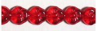 Glass Beads 9mm Flower Strung