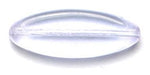 Glass Bead Flat 20x8mm Oval Shape