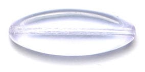 Glass Bead Flat 20x8mm Oval Shape