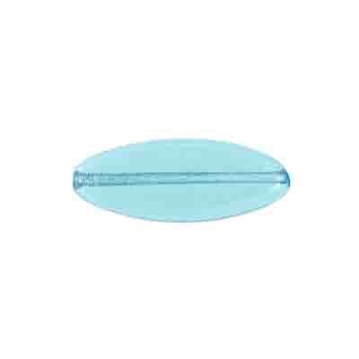 Glass Bead Flat 20x8mm Oval Shape