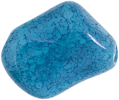 Glass Bead Twist 11x10mm Marble Strung