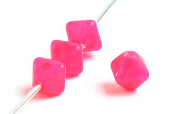 Glass Bead Lanterns 6mm Matte Strung