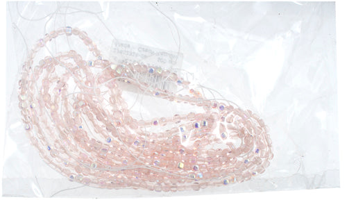 Glass Bead Cubes 4x4mm Strung 