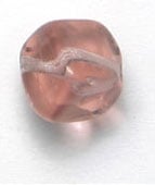 Glass Bead Cubes 8mm With Diagonal Hole Strung