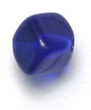 Glass Bead Cubes 8mm With Diagonal Hole Strung