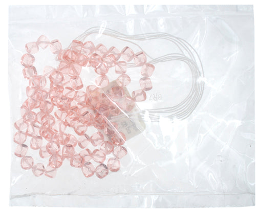 Glass Bead Cubes 8mm With Diagonal Hole Strung