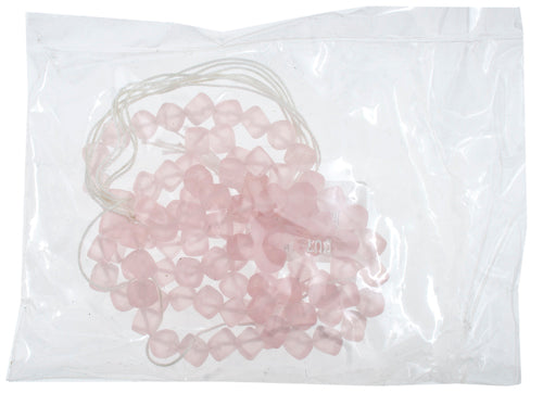 Glass Bead Cubes 8mm With Diagonal Hole Strung