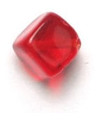 Glass Bead Cubes 8mm With Diagonal Hole Strung