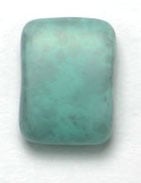 Glass Pillow Bead 8x11mm Marble/Matte Strung