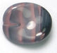 Glass Bead Twist Oval 16x13mm Rose Stripe Strung