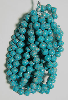 Glass Bead Nuggets Opaque Strung