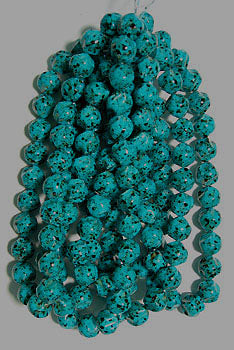 Glass Bead Nuggets Opaque Strung