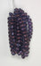 Glass Bead Ribbed 8x11mm Transparent Strung