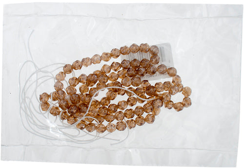 Glass Bead Round Fancy 6mm Luster Strung