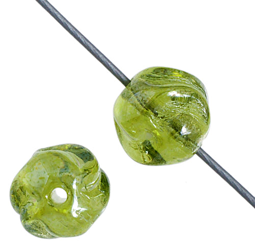 Glass Bead Round Fancy 6mm Luster Strung