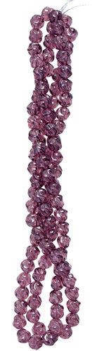 Glass Bead Round Fancy 6mm Luster Strung